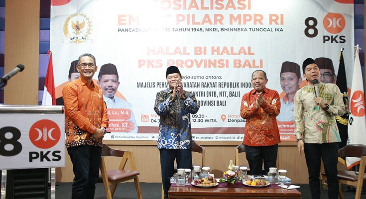 Sosialisasi 4 Pilar MPR RI, HNW Ajak PKS Bali Menjadi Teladan Implementasinya
